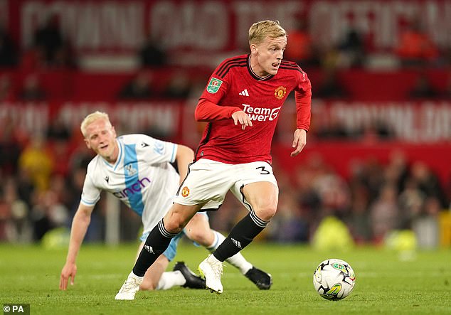 Rarely seen midfielder Donny van de Beek could also be in the window on his way out