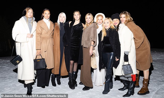 Other notable guests at the exclusive party included (l-r) Bo McCourt, Anne Marie Kortright, Judgie Graham, Aurora Figueras, Tina Craig, Christine Heller and Delfina Blaquier