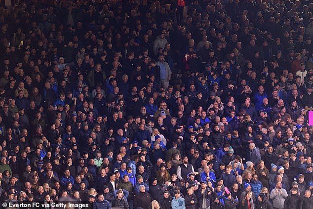 Mail Sport understands an Everton fan walked towards the coaches' room from the other side