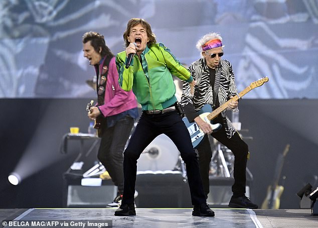 Rolling Stones sent fans into a frenzy after announcing a North American 2024 tour as tickets finally went on general sale this month (L-R Ronnie Wood, Sir Mick Jagger and Keith Richards)