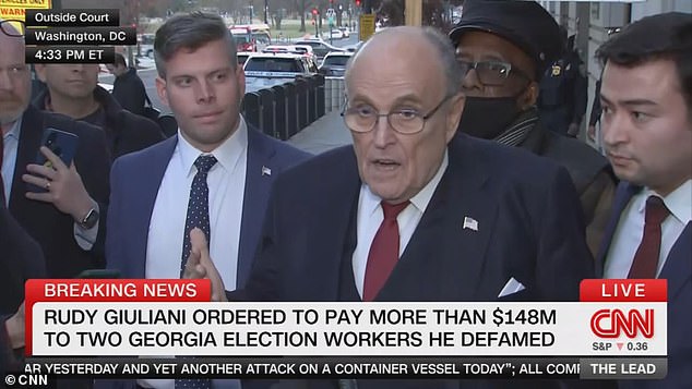'It's so sad': Trump responded to jury award against his former lawyer Rudy Giuliani