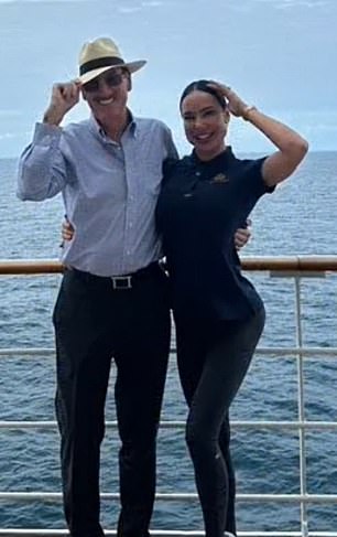 Photos on TikTok show wealthy businessman Colin Armstrong, 78, and partner Katherine Paola Santos enjoying a jet-set lifestyle ahead of their kidnapping on Saturday