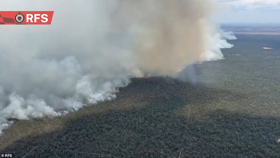 The fire generated its own weather system that caused dangerous and erratic fire behavior