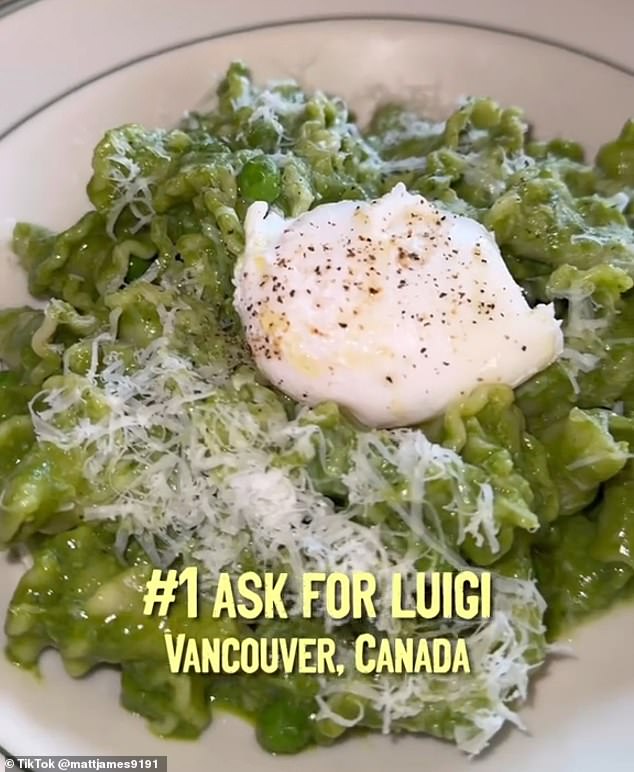 The restaurant that stole the top spot was Ask for Luigi in Vancouver, Canada.  Matt called it a 'taste of Italy and British Columbia'