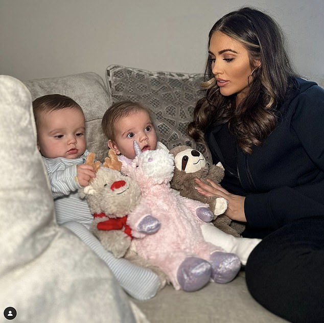 Amy and Billy welcomed twins Billy River and Amelia Mae, nine months, in April this year and suffered a 'traumatic birth' after son Billy 'almost died'