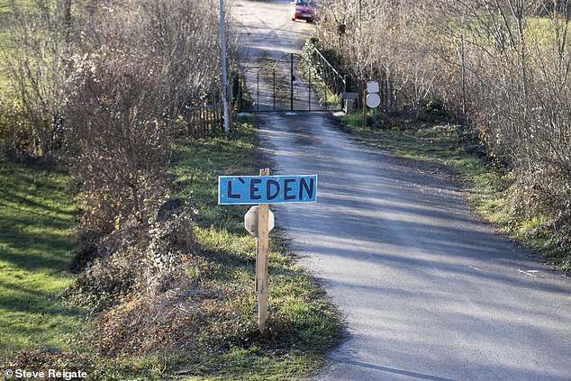 The 'Garden of Eden' community was created in February this year on an old campsite about eight kilometers from Chalabre, Aude.