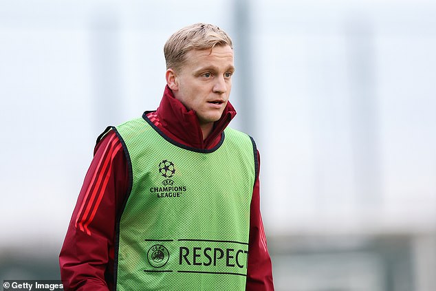 Donny van de Beek is loaned to Eintracht Frankfurt until the end of the season