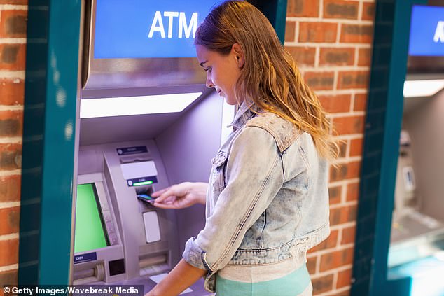 A 7-Eleven spokesperson said: 'We are reducing the footprint of our ATMs to respond to changing customer needs' (stock image)