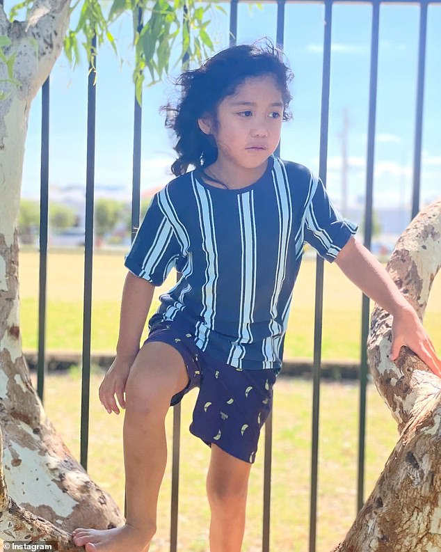 The brother of Zepvontay 'Uni' Tafili, 7, (pictured) has broken his silence after his baby brother was found dead in a river near Logan in Queensland this weekend