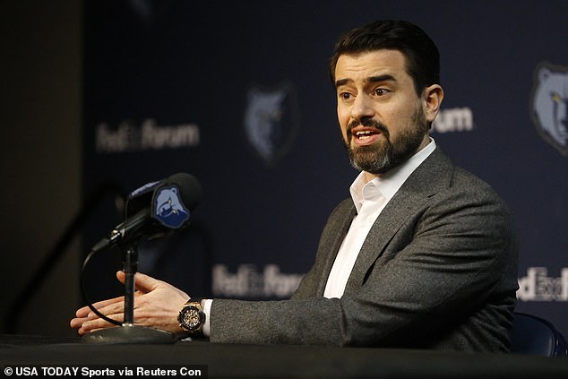 Grizzlies General Manager Zach Kleiman (pictured) and head coach Taylor Jenkins met with Morant earlier this year to discuss his troubling behavior