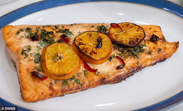 The air fryer expert is hoping to convert the nation - and has apparently already had the support of British Bake Off star Prue Leith.  The photo shows one of Beverley's dishes