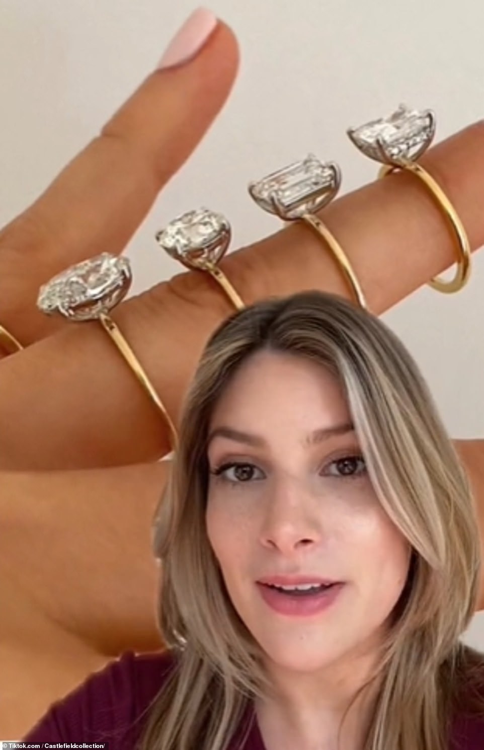 The expert also explained why she wouldn't recommend buying a ring with a very thin band