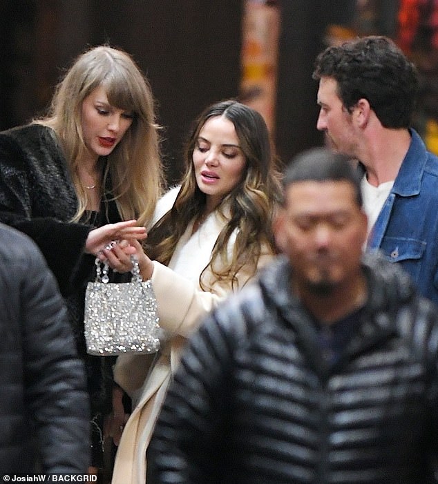 The video also included a photo of Keleigh and her husband seemingly admiring Taylor's new ring while in New York for her birthday.