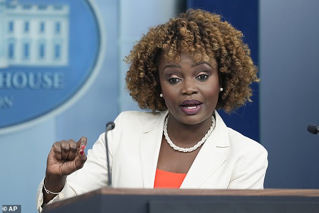 White House Press Secretary Karine Jean-Pierre said President Biden's White House — like other administrations — would not reveal when family members will travel on Air Force One and Marine One