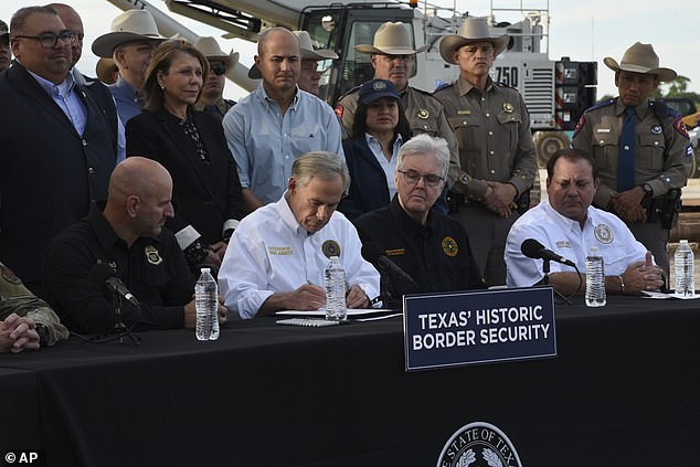 Texas Governor Greg Abbott signed the bill Monday from Brownsville, Texas.  It is already being challenged in court by Democrats and immigrant rights groups