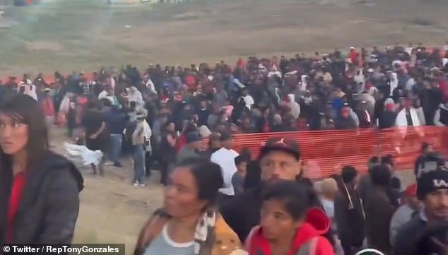 The US-Mexico border at Eagle Pass is facing 'absolute collapse': NO Border Patrol agents patrol large parts of the border as 14,000 migrants enter the city in a single day and agents are reassigned to guard them