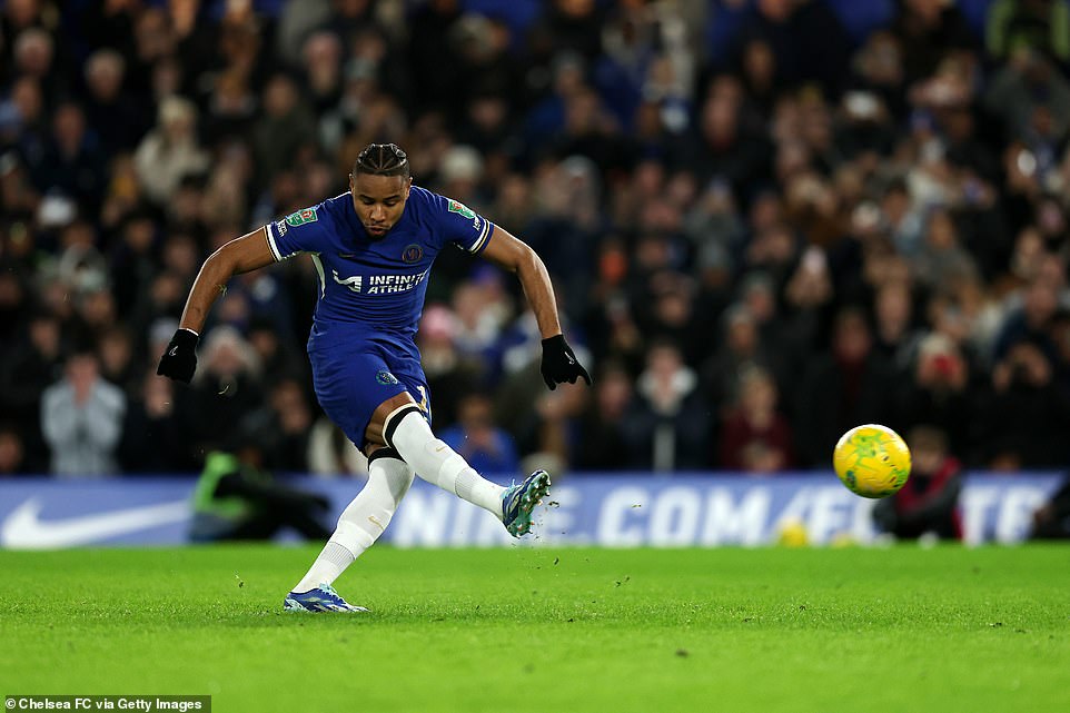 Christopher Nkunku made his long-awaited debut for Chelsea and was among the scorers in the penalty shootout