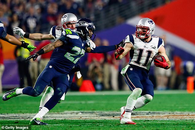 Edelman had nine passes for 109 yards and a crucial touchdown in the fourth quarter against Seattle