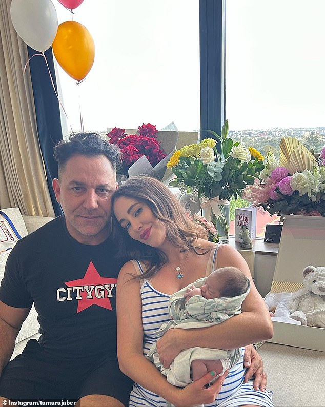 Tamara announced her daughter's arrival on Instagram in October, along with a series of photos from the birth