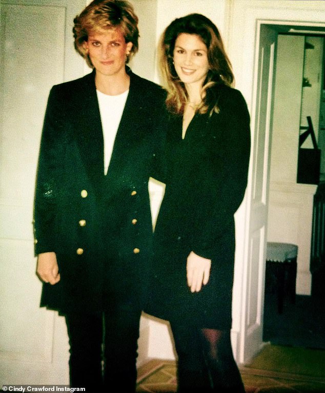 “A little cameo on @thecrownetflix,” Crawford wrote in the caption.  'I vividly remember visiting Kensington Palace to meet Diana and a teenage William (who had just... "Supermodels")'