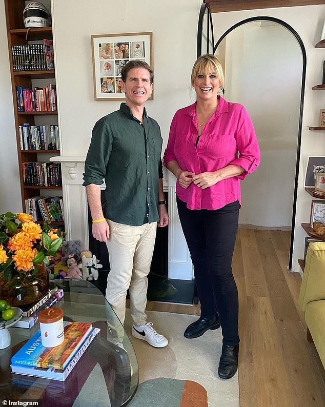 Celebrity acquaintances and viewers of Better Homes and Gardens extended their well wishes to her just before Christmas for her speedy recovery.  Pictured with Seven weatherman Sam Mac