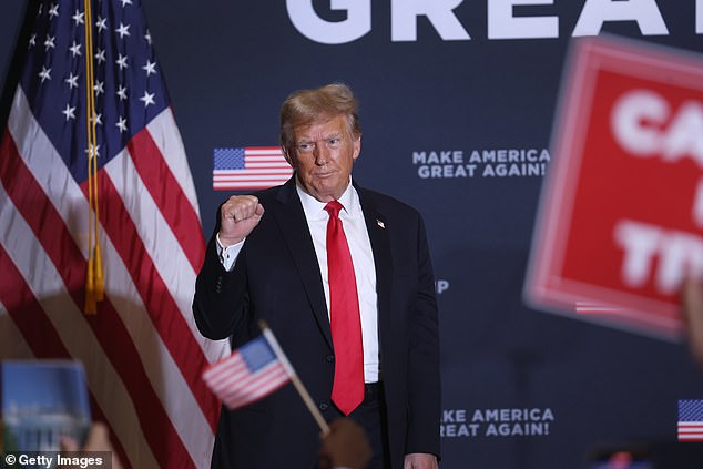 Trump has a huge lead in the Republican primaries and is on track for a 2020 rematch with Biden in November next year