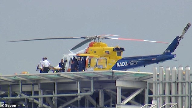 A 14-year-old boy with a head injury and a man in his 40s with a leg injury were taken to Rockhampton Hospital, while another man was taken to Bundaberg Hospital with chest and pelvic injuries.