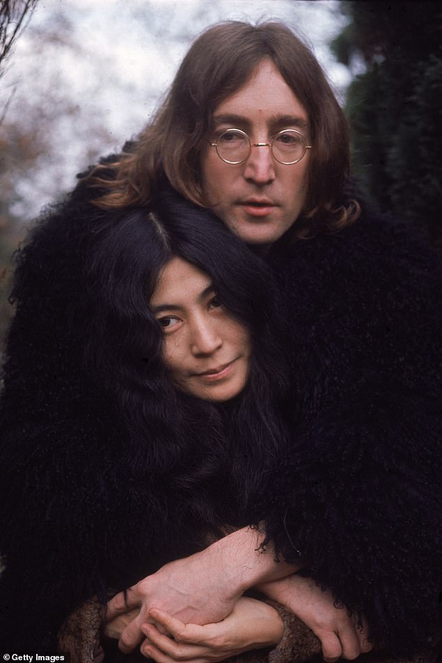 After first meeting in 1966, John and Yoko Ono began an affair that prompted him to leave his first wife Cynthia.  John and Yoko were married from 1969 until his murder in 1980 (John and Yoko pictured in 1968)
