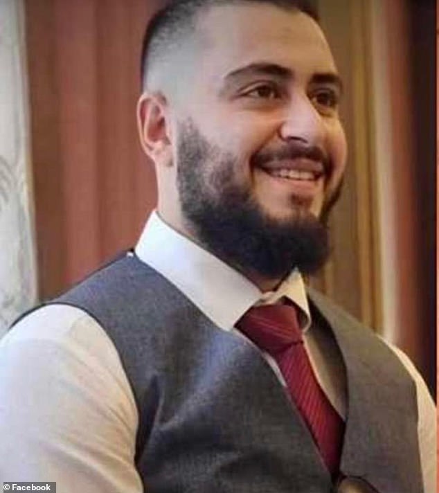 Ahmad Al Azzam, 25, (pictured) was killed in the alleged shooting while sitting in his parked car