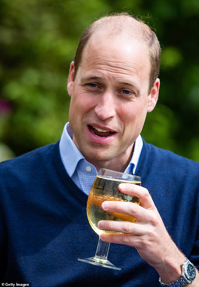 Prince William is known to Mike Tindall as 'one pint Willy' because he is not a big drinker