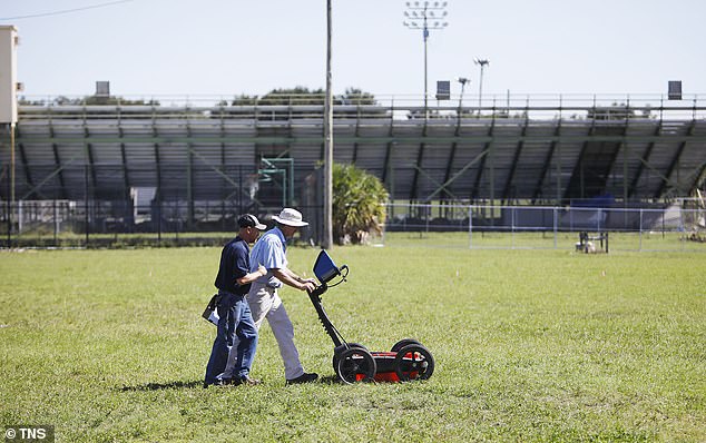 Contractor GeoView used ground penetrating radar to scan various possible areas