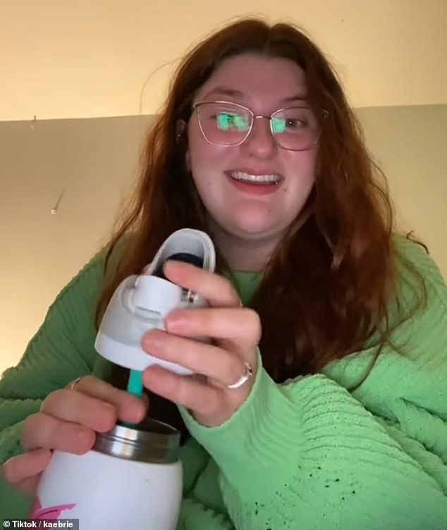 Recently, the student took to the video sharing platform to share her terrifying experience after forgetting to thoroughly clean her water bottle