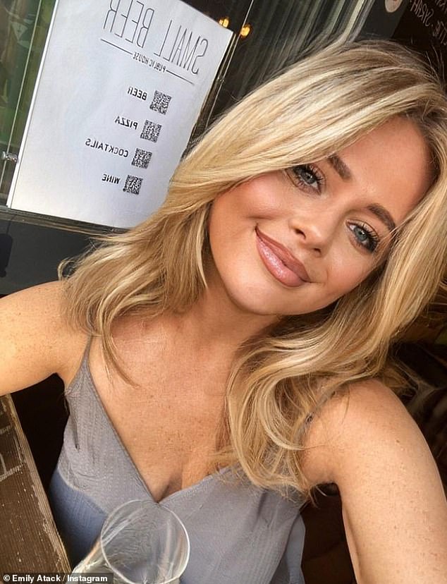 She revealed she was shortlisted for nominations at The Grierson British Documentary Awards as Best Documentary Presenter for Emily Atack: Asking for it (pictured in September)