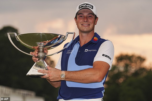 He capped his year by winning an $18 million bonus at the Tour Championship in August