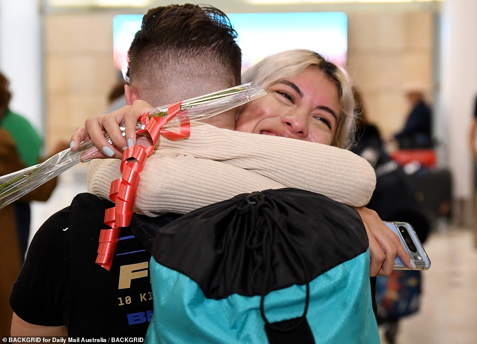 Sydney Airport was packed with families and friends on Wednesday morning awaiting the arrival of their loved ones