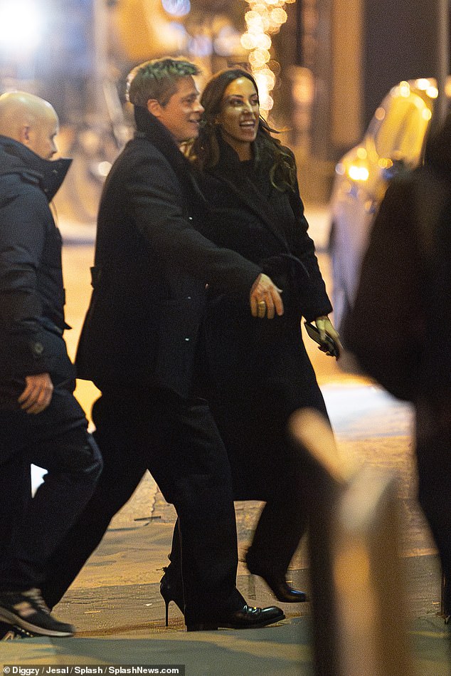 On his birthday, the couple was seen putting on a cozy display as they arrived at the Théatre du Châtelet to see singer Asaf Avidan.