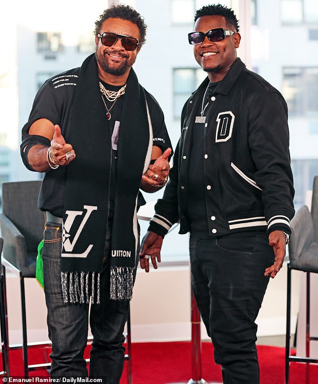 Shaggy and Bruce Melodie stopped by DailyMail.com in New York City to talk about their music collaboration and Jingle Ball performances