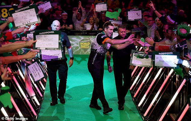 William O'Connor (pictured) scored a dominant first round victory over Bhav Patel at the Ally Pally