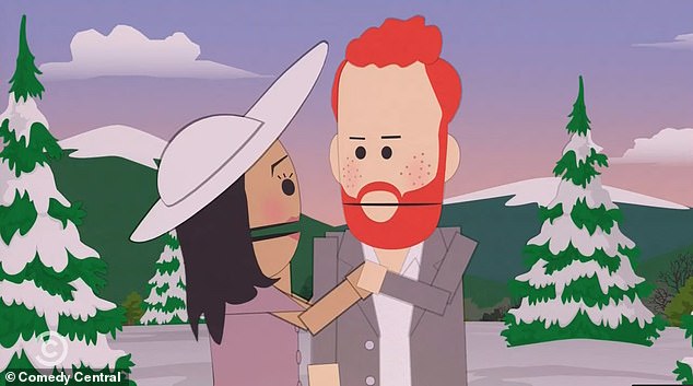In February, South Park focused on the Duke and Duchess of Sussex in an episode depicting the Prince and Princess of Canada – a young royal couple loudly begging for privacy while drawing attention to themselves.