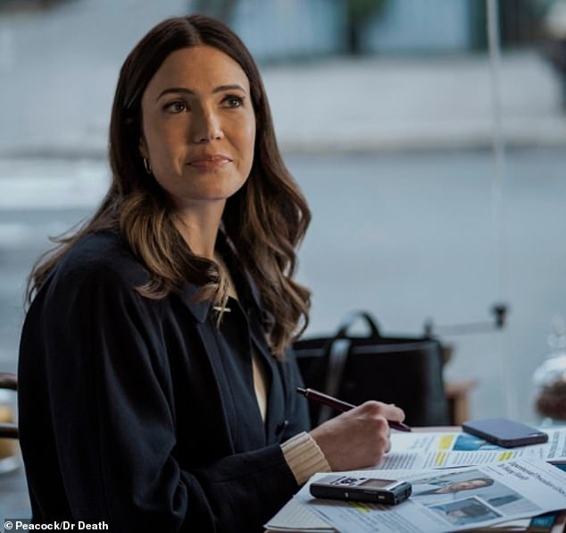 The former investigative journalist is played by Mandy Moore in the newly released series