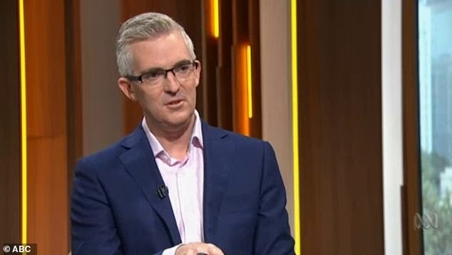 Once seen as setting the news agenda with its hard-hitting discussions of current affairs, the show has struggled to stay afloat amid a revolving door of presenters and changing time slots over the past two years.  Pictured: David Speers as host of Q+A