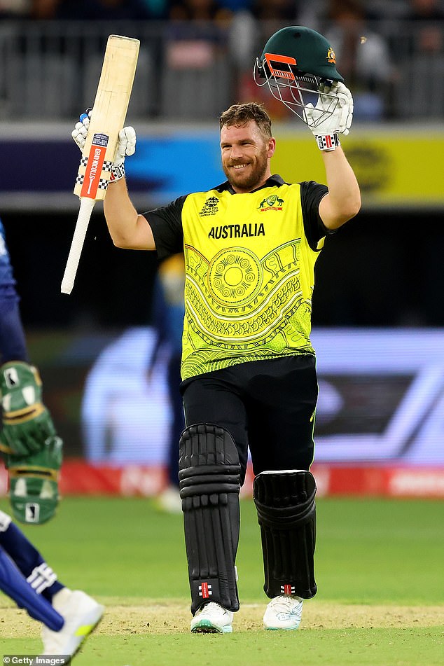 The star batsman also responded to the attack on him by sending a telling text message to his former teammate Aaron Finch (pictured)