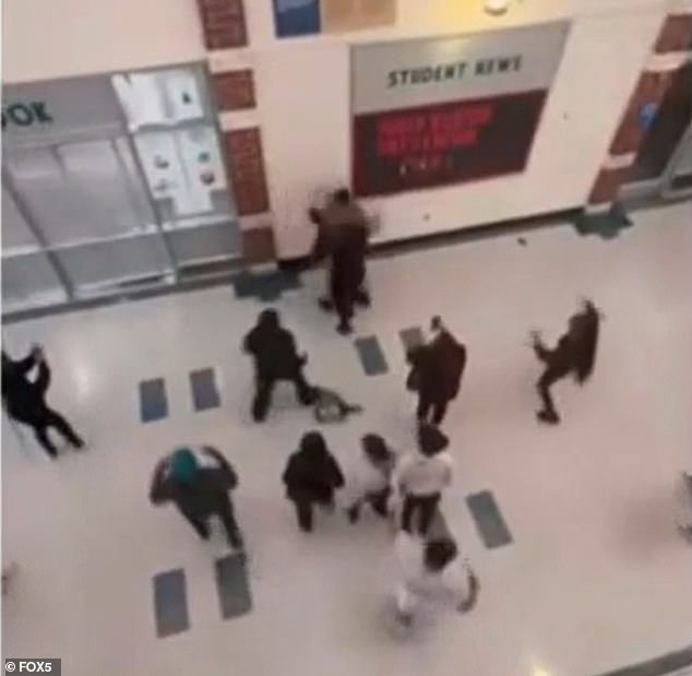 By the end of the day, school officials counted the number of scuffles at 10 — one of which was filmed and broke out in the high school hallway and is currently circulating on the Internet.