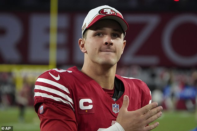 Brady has also heaped praise on San Francisco 49ers second-year quarterback Brock Purdy