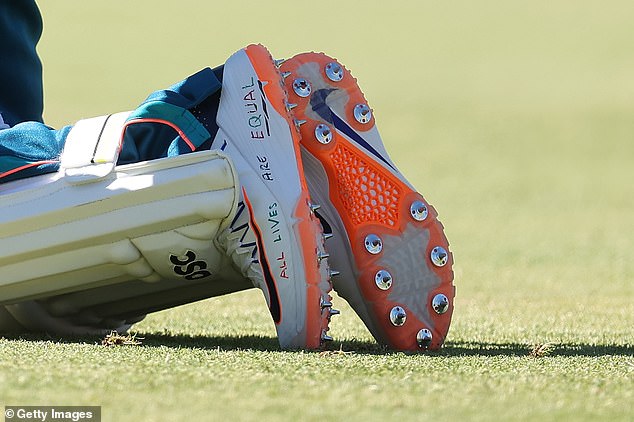 Khawaja recorded messages he wrote on his shoes to show support for civilians in Gaza after being warned by the ICC and Cricket Australia