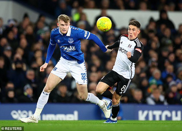 The towering 21-year-old centre-back has impressed for the Toffees so far this season