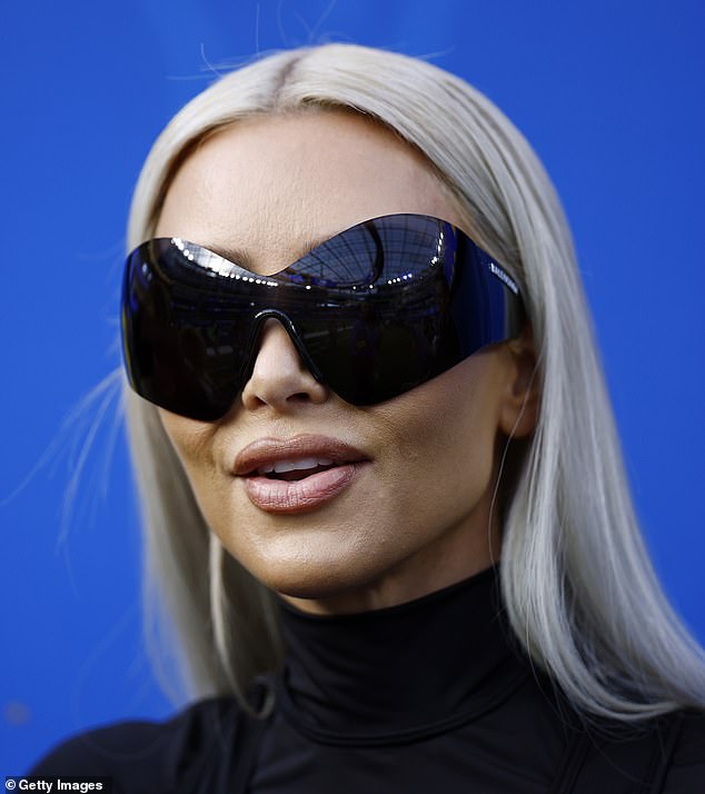 On Thursday, Smallzy shared a recent photo of Kardashian wearing a pair of similarly shaped sunglasses.  Pictured in 2022