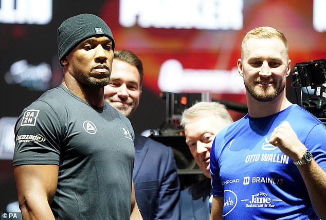 Wallin has only been beaten once, by Tyson Fury, and will pose a tough challenge for Joshua