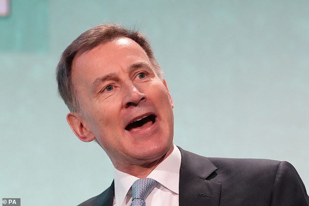 Don't give in: Chancellor Jeremy Hunt made no changes to inheritance tax in the autumn statement