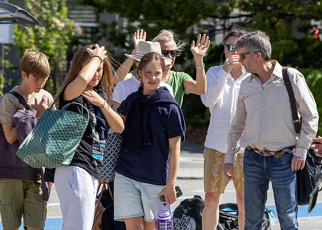 The children looked unenthusiastic as their parents said goodbye to their friends